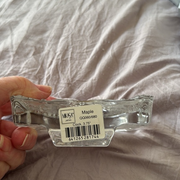 VTG Mikasa Crystal Desk Clock - needs battery - Picture 2 of 3